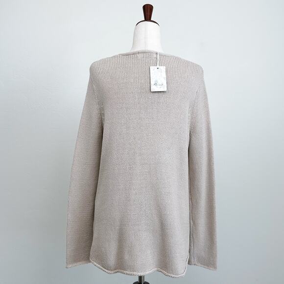 Miracle Tan Beach V-Neck Pullover Knit Sweater NWT - Picture 6 of 8